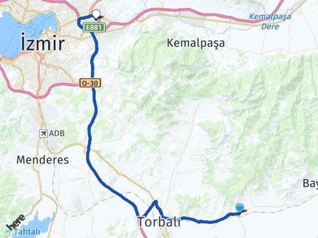 Arıkbaşı Ege Üniversitesi Arası Kaç Km - Yol Tarifi