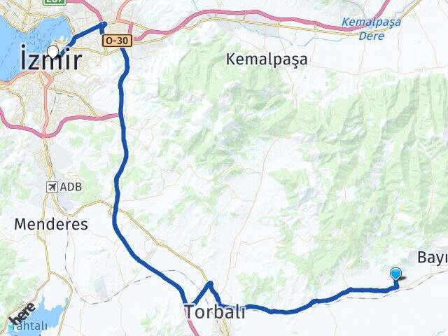 Elifli Basmane Tren Garı Arası Kaç Km - Yol Tarifi