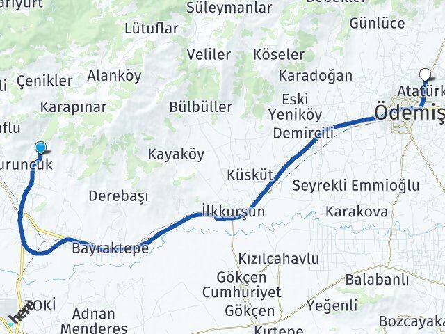 Zeytinova Süleyman Demirel Arası Kaç Km - Yol Tarifi