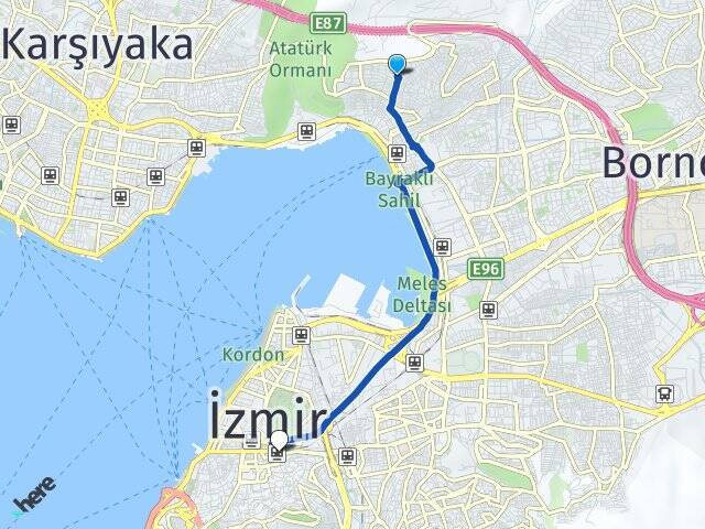 Cengizhan Basmane Tren Garı Arası Kaç Km - Yol Tarifi