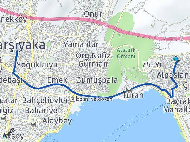 Cengizhan Karşıyaka Arası Kaç Km - Yol Tarifi