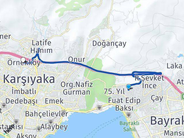 Cengizhan Örnekköy Arası Kaç Km - Yol Tarifi