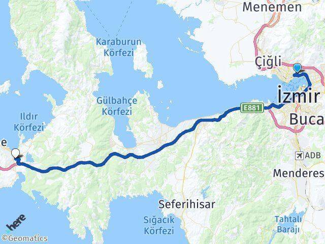 Gümüşpala Alaçatı Arası Kaç Km - Yol Tarifi