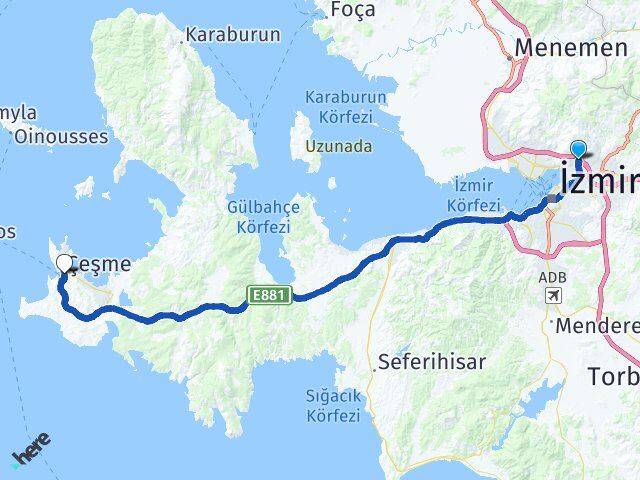 Osmangazi Çeşme Arası Kaç Km - Yol Tarifi