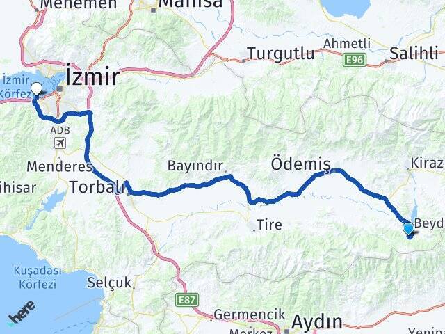 Adaküre Üçkuyular Feribot İskelesi Arası Kaç Km - Yol Tarifi