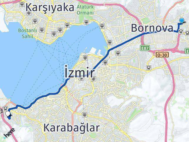 Evka 3 Fahrettin Altay Arası Kaç Km - Yol Tarifi