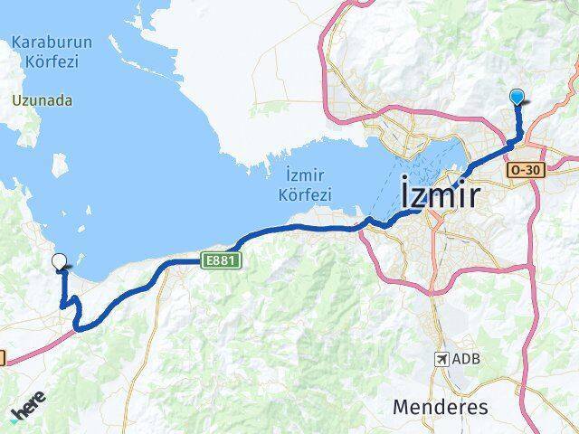 Evka 4 İskele Arası Kaç Km - Yol Tarifi