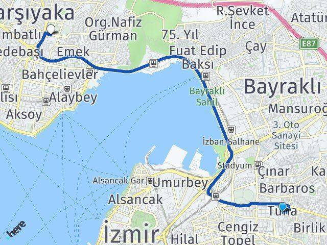 Tuna Bayraklı Arası Kaç Km - Yol Tarifi
