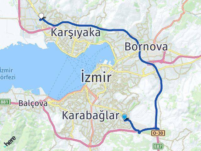 Atatürk Çiğli Arası Kaç Km - Yol Tarifi