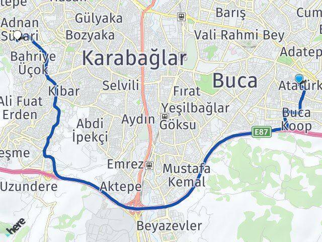 Atatürk Maliyeciler Arası Kaç Km - Yol Tarifi