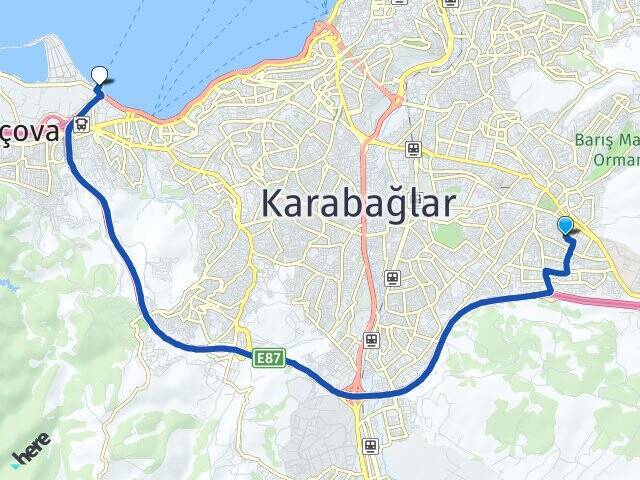 Atatürk Üçkuyular Feribot İskelesi Arası Kaç Km - Yol Tarifi