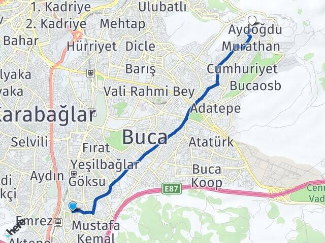 İnönü Tınaztepe Üniversitesi Arası Kaç Km - Yol Tarifi