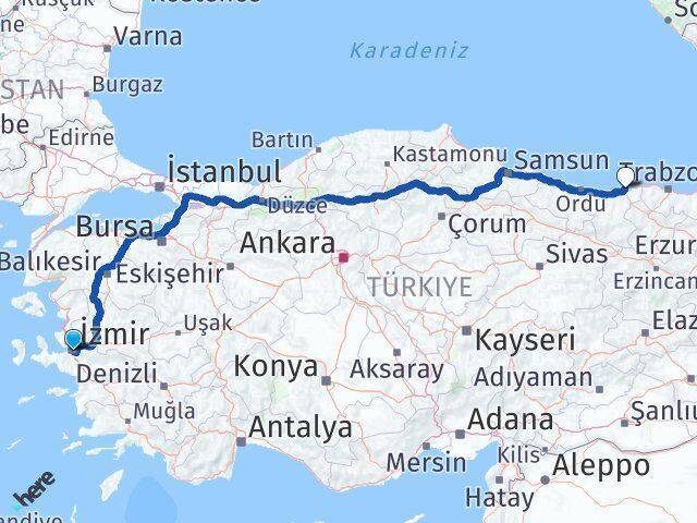 Kozağaç Tirebolu Arası Kaç Km - Yol Tarifi