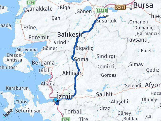 Menderes Mustafakemalpaşa Arası Kaç Km - Yol Tarifi