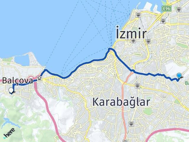 Şirinkapı İzmir Ekonomi Üniversitesi Arası Kaç Km - Yol Tarifi