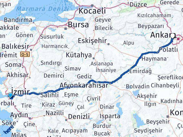Yıldız Alsancak Arası Kaç Km - Yol Tarifi