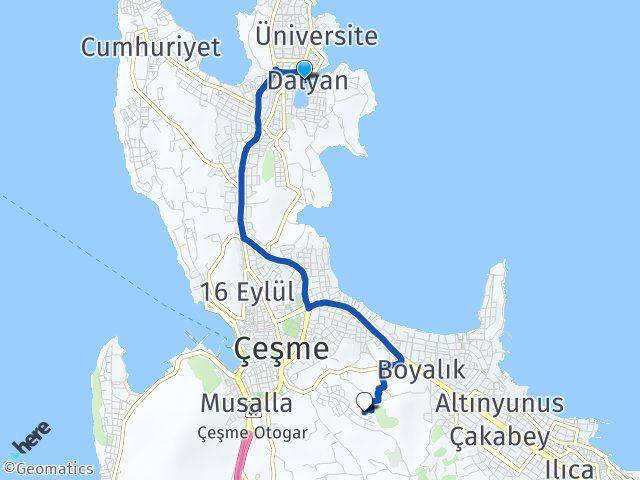 Dalyan Fahrettinpaşa Arası Kaç Km - Yol Tarifi