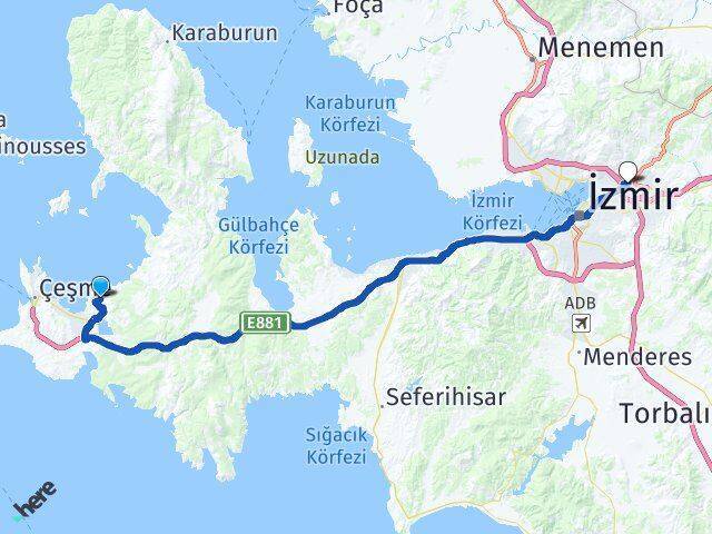 Şifne Bornova Arası Kaç Km - Yol Tarifi
