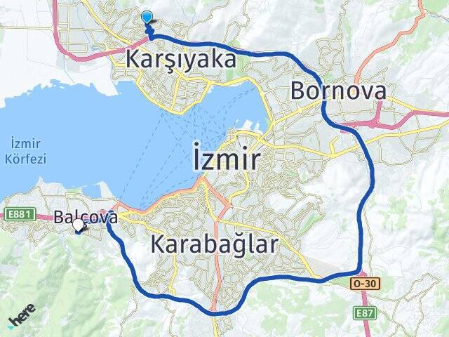 Ahmet Taner Kışlalı İzmir Ekonomi Üniversitesi Arası Kaç Km - Yol Tarifi