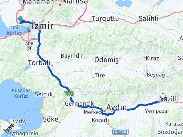 Ataşehir Arslanlı Arası Kaç Km - Yol Tarifi
