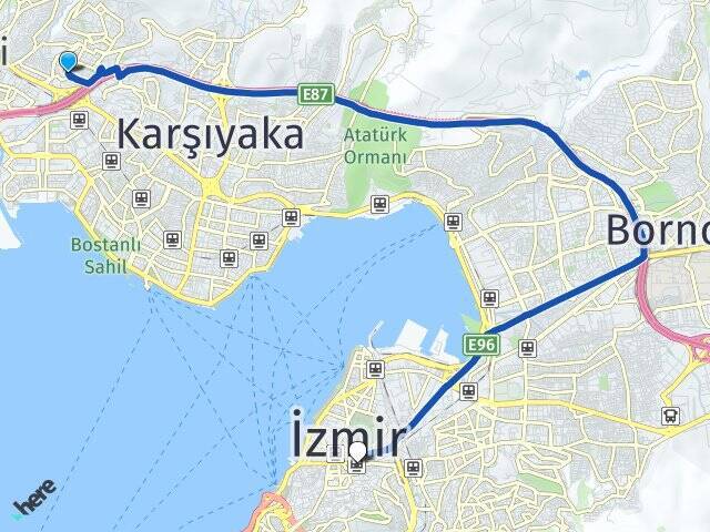 Aydınlıkevler Basmane Tren Garı Arası Kaç Km - Yol Tarifi