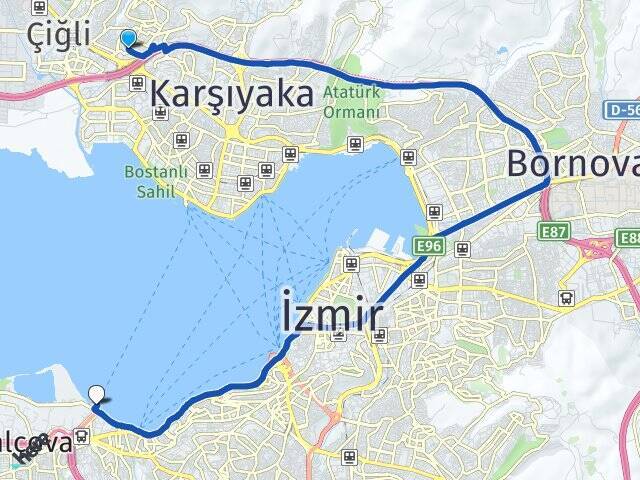 Aydınlıkevler Üçkuyular Feribot İskelesi Arası Kaç Km - Yol Tarifi