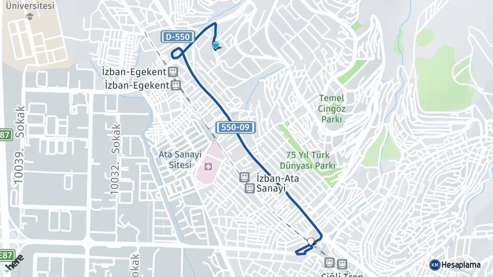 Esentepe Çiğli Arası Kaç Km - Yol Tarifi