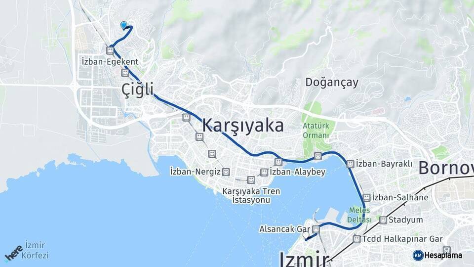 Evka-5 Alsancak Arası Kaç Km - Yol Tarifi