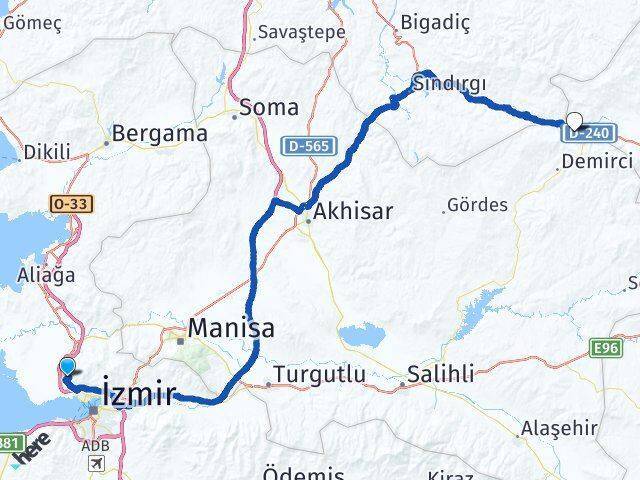 Evka-5 Hacıhüseyinefendi Arası Kaç Km - Yol Tarifi