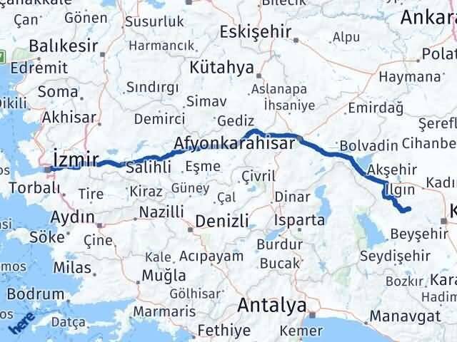İzmir Derbent Arası Kaç Km - Yol Tarifi