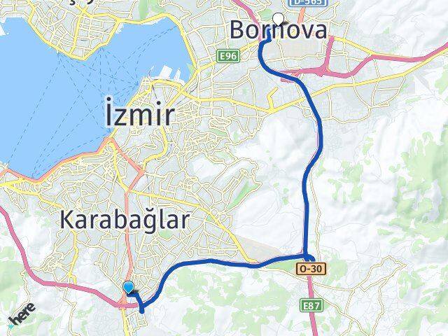 Binbaşı Reşatbey Bornova Arası Kaç Km - Yol Tarifi