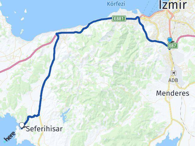 Binbaşı Reşatbey Sığacık Arası Kaç Km - Yol Tarifi