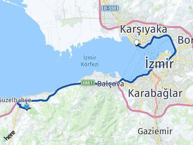 Atatürk Bostanlı Vapur İskelesi Arası Kaç Km - Yol Tarifi