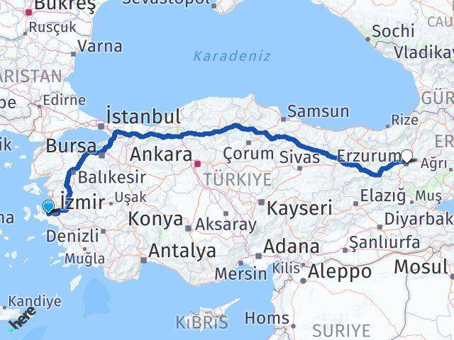 Yelki Erzurum Arası Kaç Km - Yol Tarifi