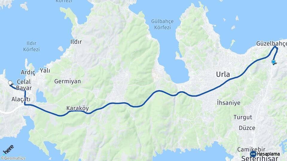 Yelki Ilıca Arası Kaç Km - Yol Tarifi