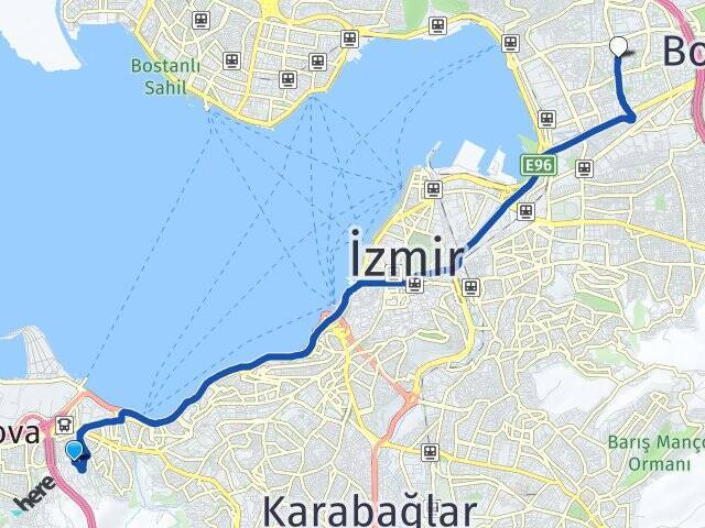 Fahrettin Altay Bayraklı Arası Kaç Km - Yol Tarifi