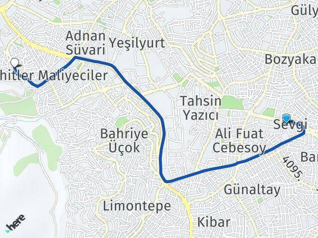 Sevgi Şehitler Arası Kaç Km - Yol Tarifi