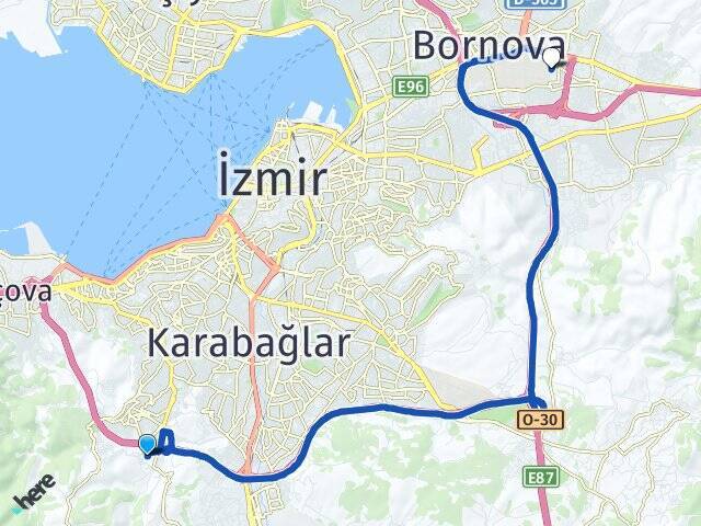 Uzundere Ege Üniversitesi Arası Kaç Km - Yol Tarifi