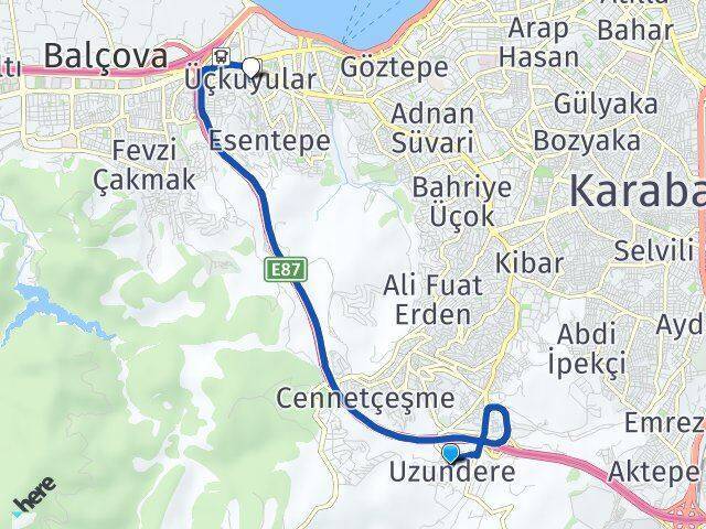 Uzundere Üçkuyular Arası Kaç Km - Yol Tarifi