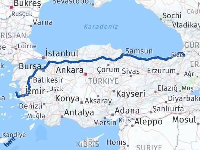 Karaburun Artvin Arası Kaç Km - Yol Tarifi