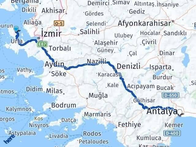 İnecik Antalya Arası Kaç Km - Yol Tarifi