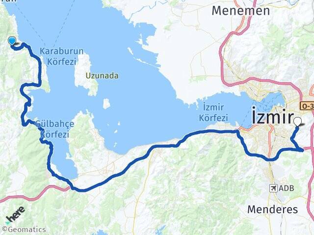 Kösedere Tınaztepe Üniversitesi Arası Kaç Km - Yol Tarifi
