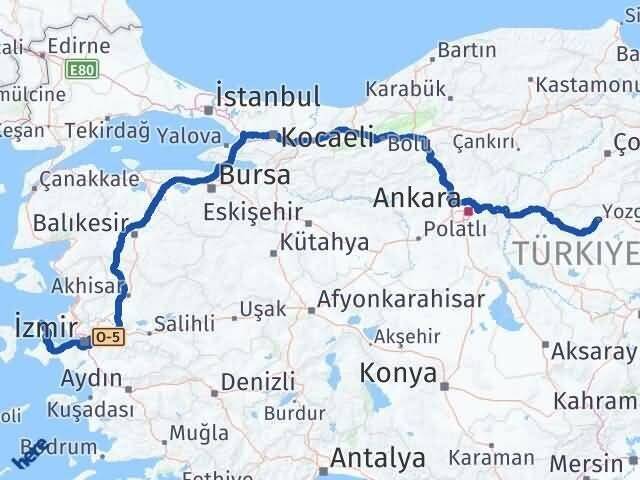 Karaburun Yozgat Arası Kaç Km - Yol Tarifi