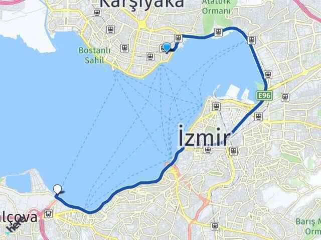 Alaybey Üçkuyular Feribot İskelesi Arası Kaç Km - Yol Tarifi