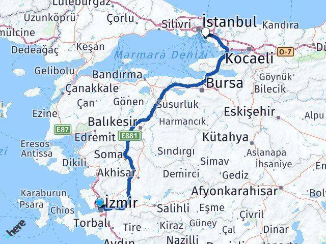 Bostanlı Küçükyalı Arası Kaç Km - Yol Tarifi