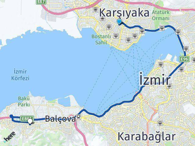 Dedebaşı Narlıdere Arası Kaç Km - Yol Tarifi