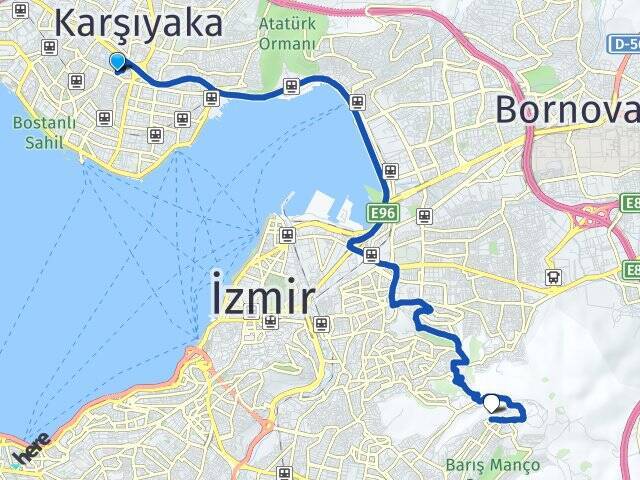 Dedebaşı Tınaztepe Üniversitesi Arası Kaç Km - Yol Tarifi