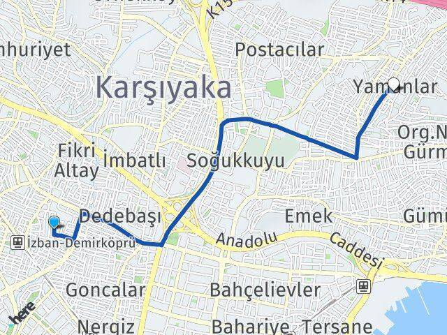 Demirköprü Yamanlar Arası Kaç Km - Yol Tarifi