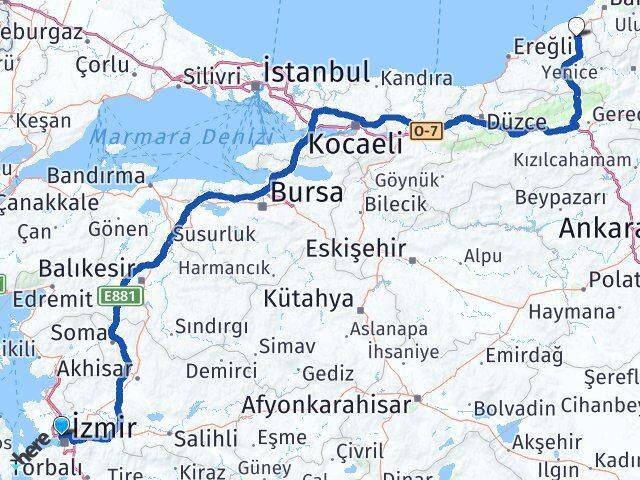 Şemikler Çaycuma Arası Kaç Km - Yol Tarifi