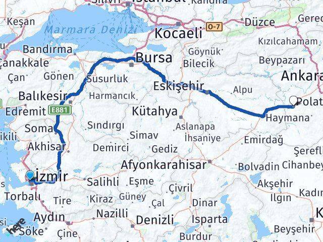 Şemikler Polatlı Arası Kaç Km - Yol Tarifi